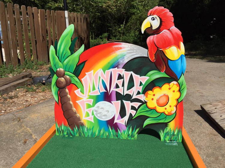 Jungle Mini Golf - Rent 3 holes - 6 holes or 9 holes