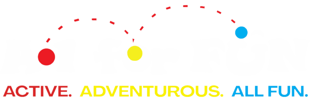 A-1 for Fun logo with tagline "Active. Adventurous. All Fun."